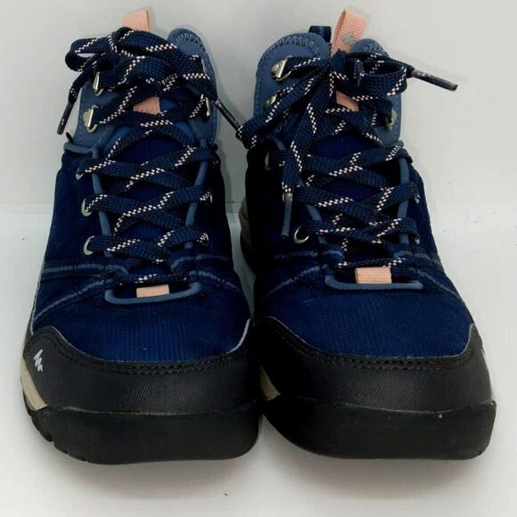 Quechua Decathlon Women's Pre-owned Slate Blue Waterproof Sneakers - sz. 5 1/2 - Picture 2 of 6